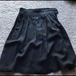 Amour Vert - Amadi knee length black skirt in XS